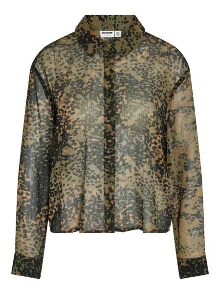 Noisy may Bluză maro / portocaliu negru