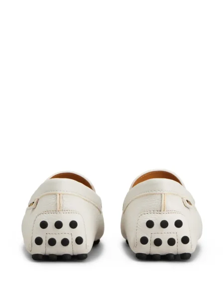 Pantofi loafer Tod's din piele alb