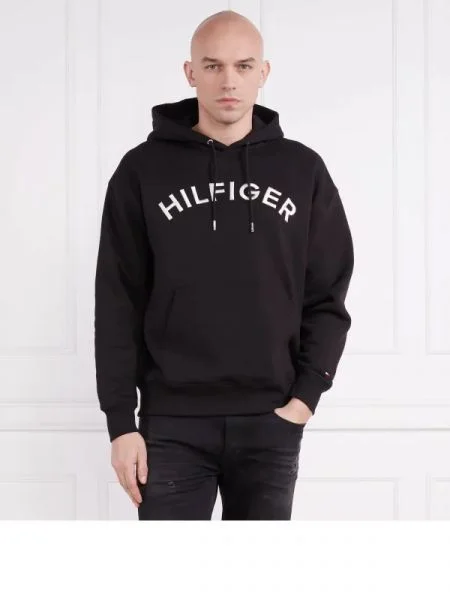 Tommy Hilfiger Hanorac HILFIGER ARCHED negru