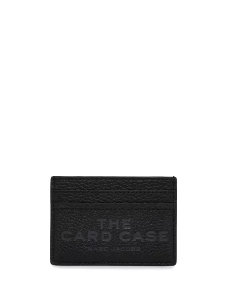Portofel Marc Jacobs din piele cu imagine negru