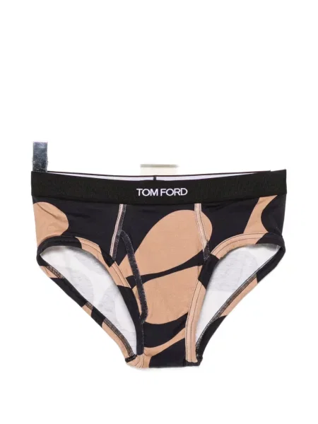 Chiloți Tom Ford cu imagine cu imprimeu abstract negru