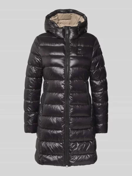 Blauer Płaszcz Pikowany Adelaide schwarz czarny