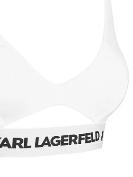 KARL LAGERFELD Bralette melltartó fehér