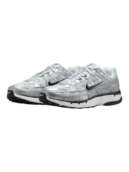 Buty damskie Nike white/metallic silver/black białe
