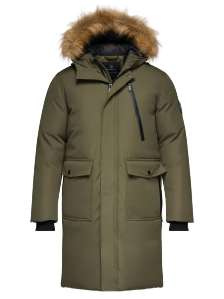 Textil Ombre parka Minniewallah tmavě olivová zelená