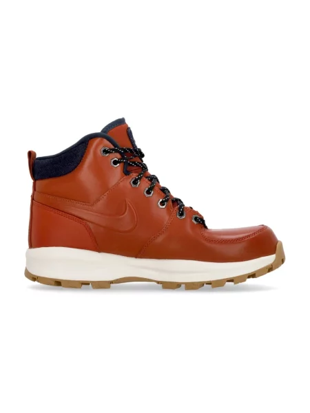 Botki Nike skórzane pomarańczowe