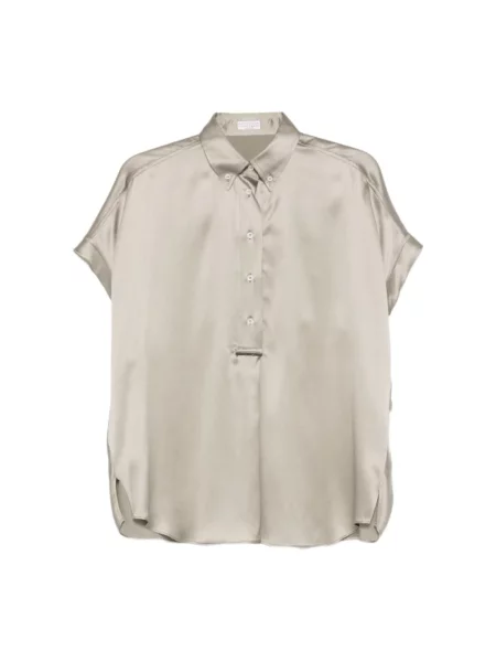 Bluzka Brunello Cucinelli zielona