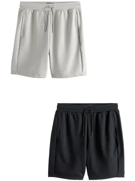 Next Kalhoty světle šedá černá