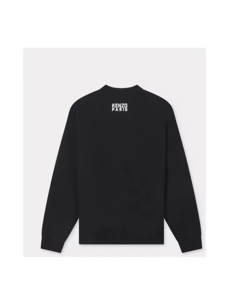 Sweter Kenzo w tygrysie prążki czarny