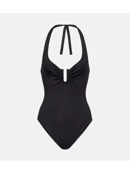 Costum de baie Eres cu gât halter negru