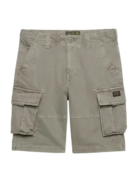 Superdry & Co Laisvo stiliaus kelnės Core rusvai žalia