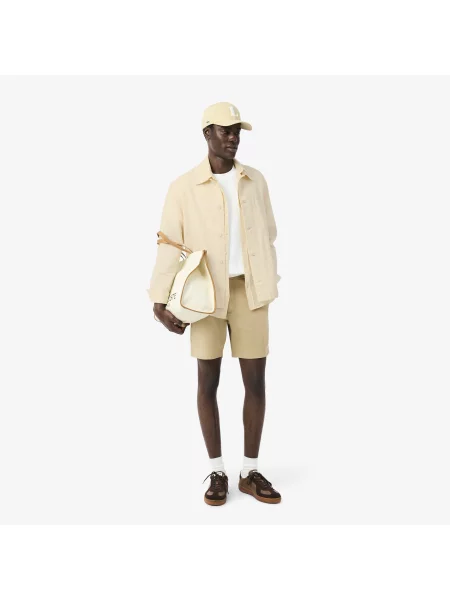 Рубашка Lacoste бежевая
