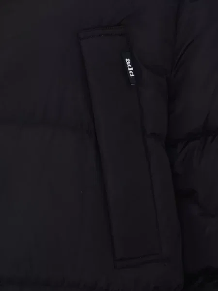 Palton Add cu glugă negru