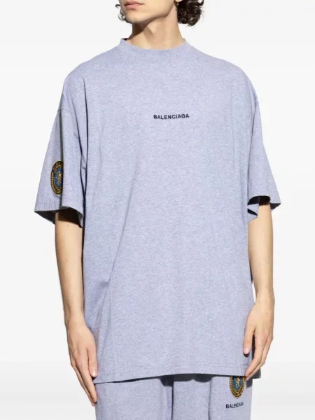 Tricou Balenciaga gri