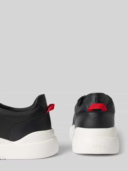 Sneakersy z plikiem logo model „Blake_tenn_blnypu” Hugo czarne