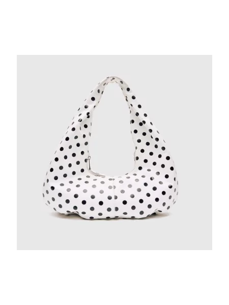 Geantă Nunoo drapată alb