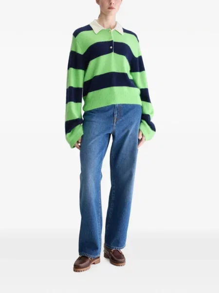 Gulerat tricou polo Bellerose verde