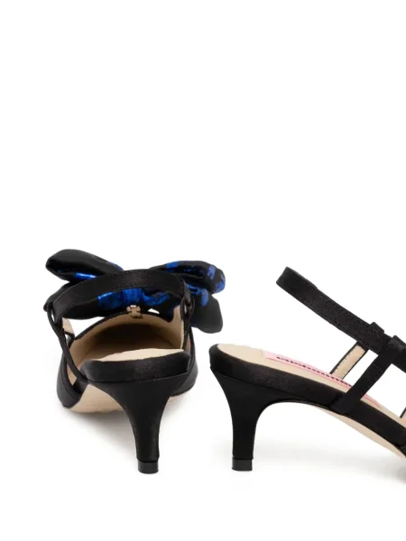 Pantofi cu toc Custommade slingback negru