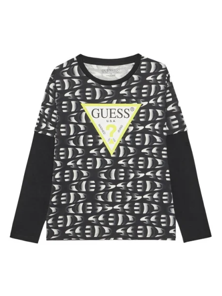 Тениска Guess черно