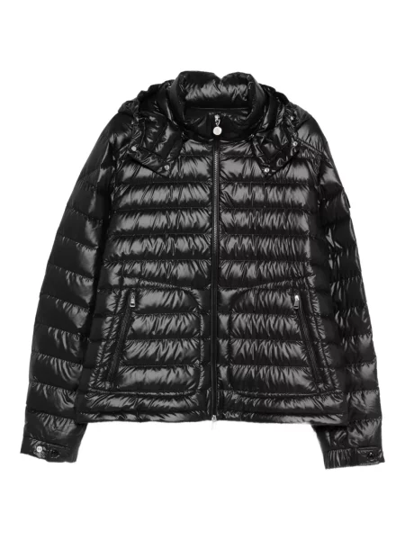 Geacă Moncler cu glugă negru