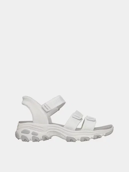 Сандалії Skechers D'LITES SANDAL текстиль білий