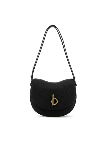 Torebka Burberry skórzana czarna