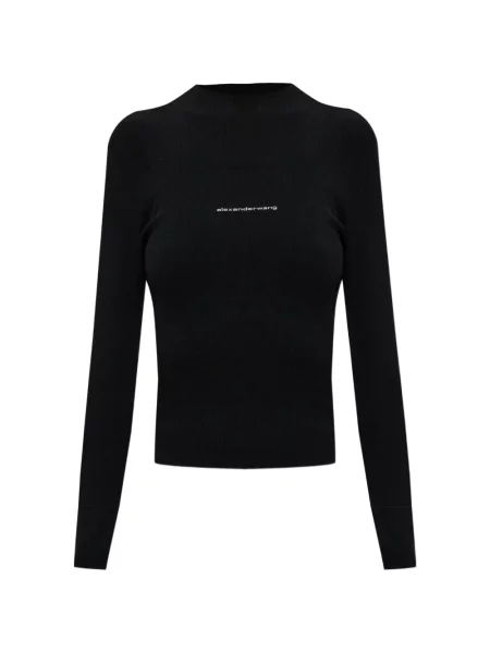 Top Alexander Wang lung negru