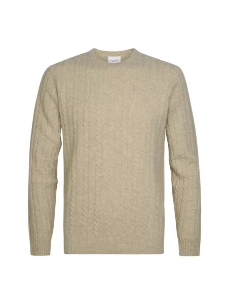 Sweter Profuomo wełniany beżowy
