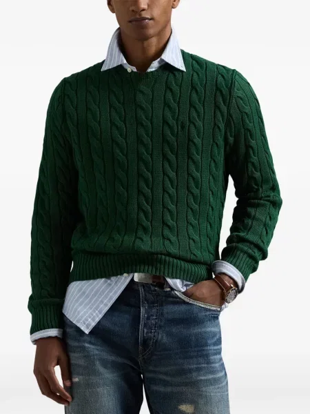 Tricou polo Polo Ralph Lauren cu glugă cu blană cu broderie roșu
