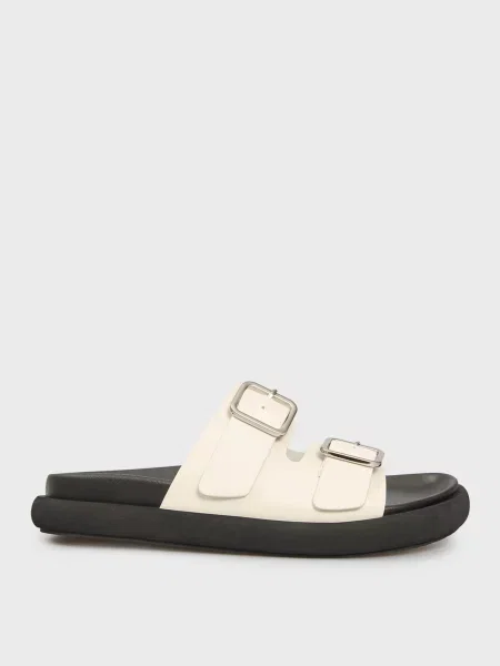 Кожаные шлепанцы Prpy белые