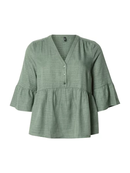 Vero Moda Curve Bluza VMCMELONY temno zelena