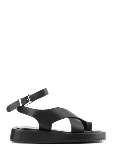 Шкіряні Сандалії LeBERDES чорний