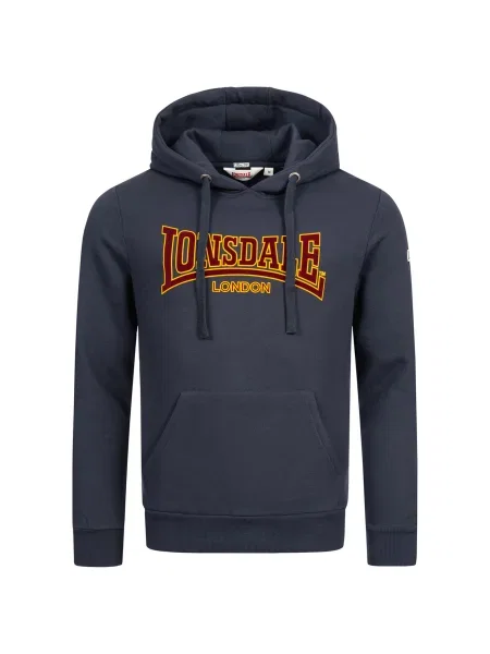 LONSDALE Majica Classic mornarska / oranžna / bordo modra