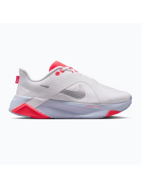 Încălțăminte de antrenament pentru femei Nike Hybrid RN white/laser crimson/metallic silver alb