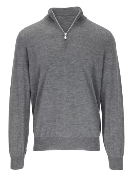 Pulover Brunello Cucinelli gri