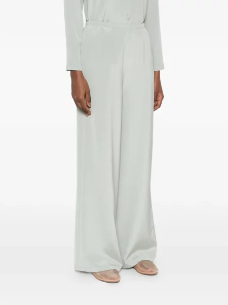 Φαρδύ πόδι παντελόνι palazzo Max Mara πράσινο