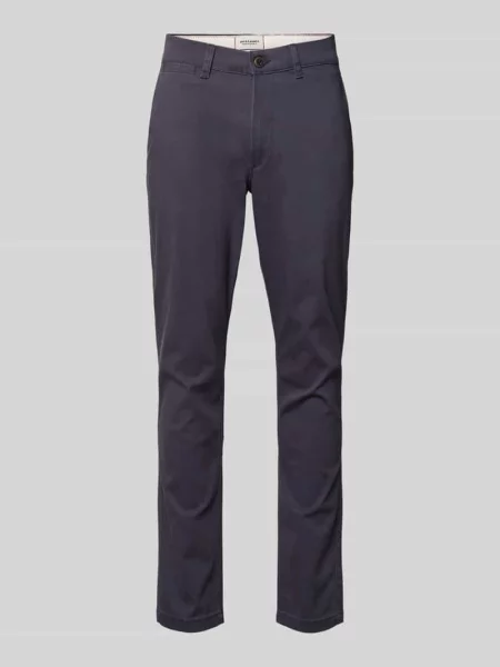 Spodnie o kroju slim fit z z tyłu model MARCO' Jack & Jones granatowe