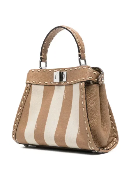 Geantă shopper Fendi maro