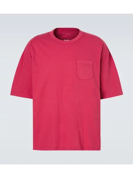 Tricou Visvim din jerseu roz