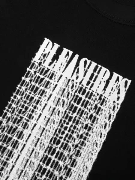Tricou Pleasures cu imagine negru