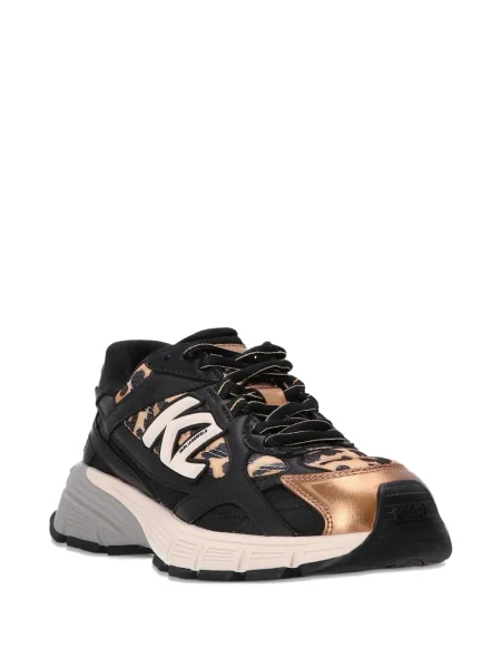 Sneakerși Karl Lagerfeld cu imagine cu model leopard negru
