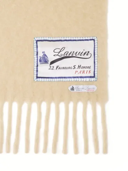 Fular Lanvin cu franjuri