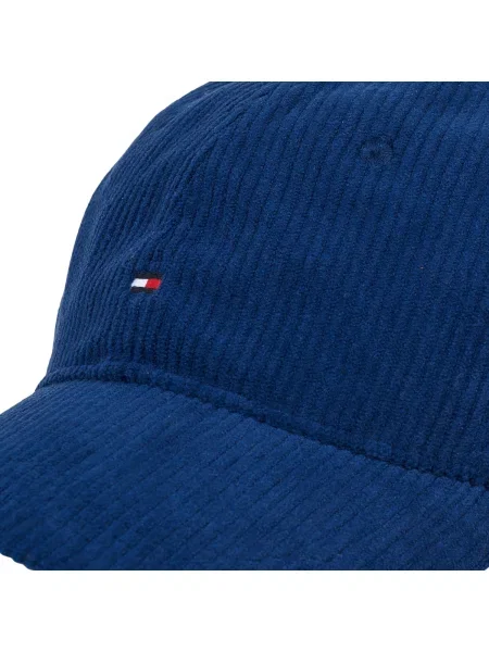 Kordbársony baseball sapka Tommy Hilfiger fekete