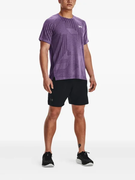 Pantaloni scurți Under Armour cu imagine negru