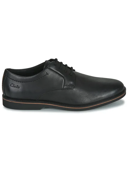 Čipkované tenisky Clarks čierna