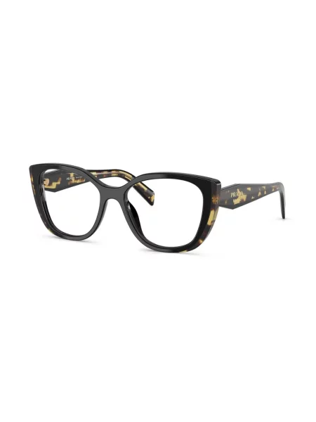 Ochelari de soare Prada Eyewear cu imprimeu geometric negru