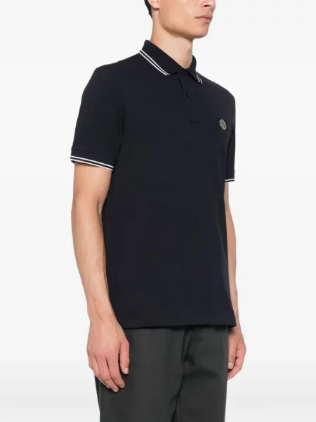 Τέντωμα polo Stone Island πέτρες μπλε