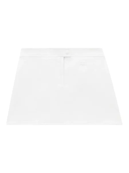 Mała mały spódnica mini Courreges biała