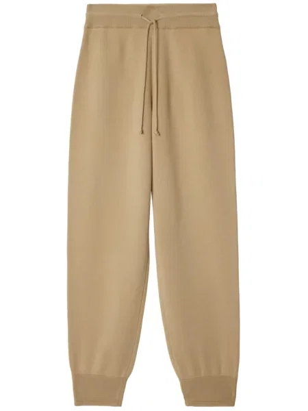Pantaloni Burberry de lână maro