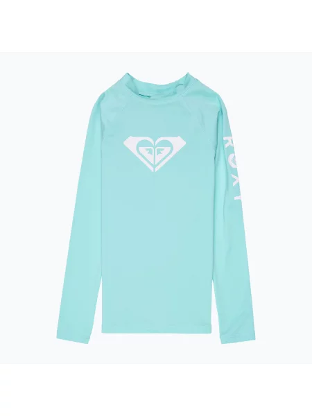 Gyerek hosszú ujjú úszó felső ROXY Whole Hearted aqua splash. Méret: cm kék